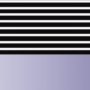 Black & White Stripes with Lavender Patch